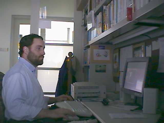 Me in my office.